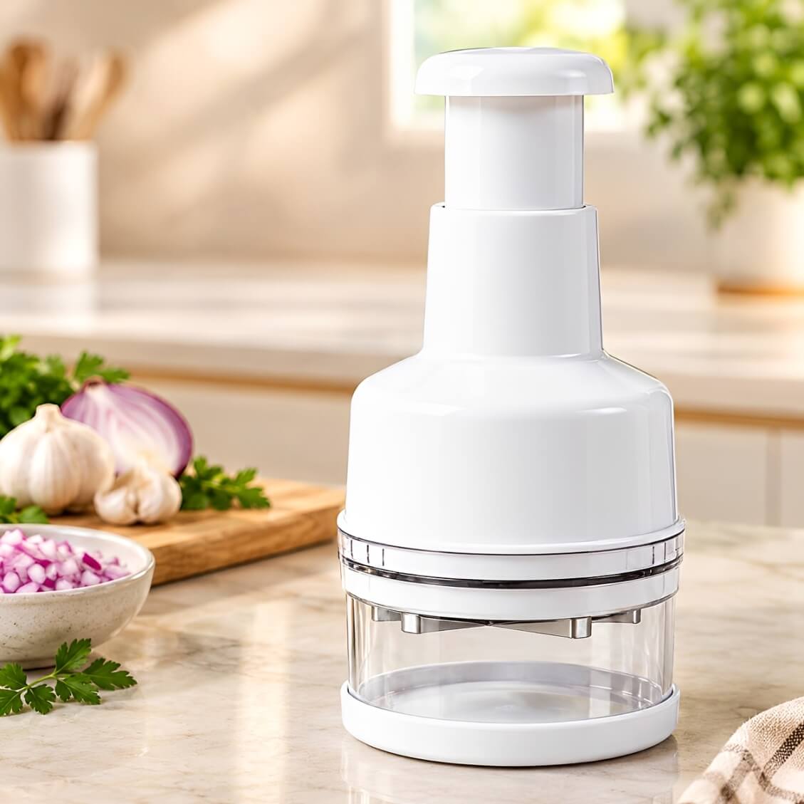 Choply™ – Picadora manual de alimentos