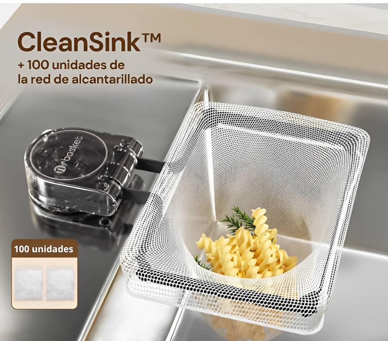CleanSink™ Filtro Colgante para Fregadero