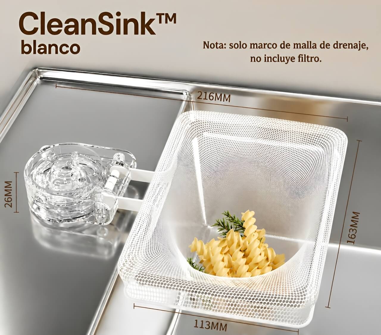 CleanSink™ Filtro Colgante para Fregadero