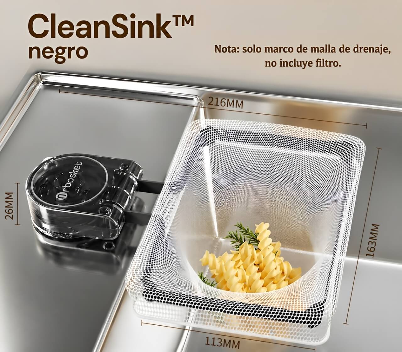 CleanSink™ Filtro Colgante para Fregadero