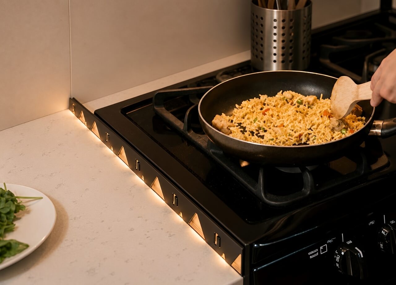 GapGuard relleno para huecos en la cocina